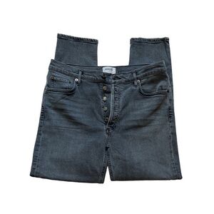 Agolde Nico high rise straight leg button fly jeans